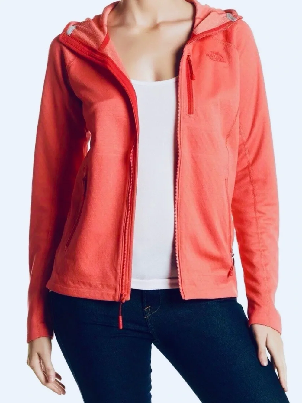 THE NORTH FACE  FUSEFORM ™ PROGRESSOR Hooded Jacket, cayenne